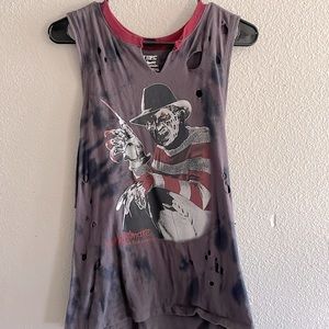 Hot topic a nightmare on Elm Street tank top